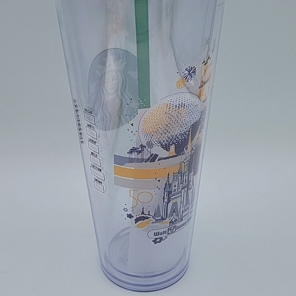 Starbucks Disney world 50th Anniversary Vault Collection Retro venti Tumbler